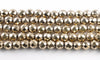 12MM 18K Gold Hematite Gemstone Faceted Round Loose Beads 7.5 inch Half Strand (90182604-A136)