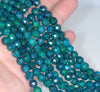 8MM Chrysocolla Gemstone Faceted Round Loose Beads 7.5 inch Half Strand (90183139-A141)