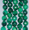 12MM Chrysocolla Gemstone Faceted Round Loose Beads 7.5 inch Half Strand (90182721-A137)