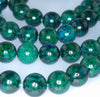 14MM Chrysocolla Gemstone Round Loose Beads 7.5 inch Half Strand (90182723-A138)