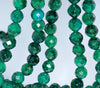 14MM Chrysocolla Gemstone Faceted Round Loose Beads 7.5 inch Half Strand (90182722-A137)