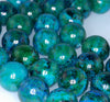 20MM Chrysocolla Gemstone Round Loose Beads 8 inch Half Strand (90182628-A138)