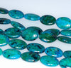 18x13MM Chrysocolla Gemstone Oval Loose Beads 7.5 inch Half Strand (90182629-A139)