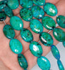 18x13MM Chrysocolla Gemstone Oval Loose Beads 7.5 inch Half Strand (90182745-A139)