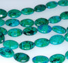 18x13MM Chrysocolla Gemstone Oval Loose Beads 7.5 inch Half Strand (90182745-A139)