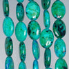 18x13MM Chrysocolla Gemstone Oval Loose Beads 7.5 inch Half Strand (90182745-A139)