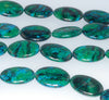 25x18MM Chrysocolla Gemstone Oval Loose Beads 7.5 inch Half Strand (90182746-A139)