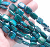 12x10MM Chrysocolla Gemstone Rectangle Loose Beads 7.5 inch Half Strand (90183001-A141)