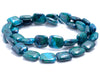 12x10MM Chrysocolla Gemstone Rectangle Loose Beads 7.5 inch Half Strand (90183001-A141)