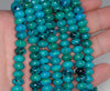 8x5MM Chrysocolla Gemstone Rondelle Loose Beads 7.5 inch Half Strand (90182782-A140)