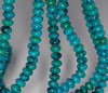 8x5MM Chrysocolla Gemstone Rondelle Loose Beads 7.5 inch Half Strand (90182782-A140)