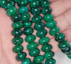 12x8MM Chrysocolla Gemstone Rondelle Loose Beads 7.5 inch Half Strand (90182641-A140)