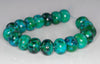 10x14MM Chrysocolla Gemstone Rondelle Loose Beads 7.5 inch Half Strand (90182642-A140)