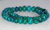 10x7-26x16MM Chrysocolla Gemstone Graduated Rondelle Loose Beads 15.5 inch Full Strand (90182645-A140)