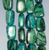 20x14MM Chrysocolla Gemstone Nugget Loose Beads 7 inch Half Strand (90182648-A139)