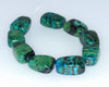 20x14MM Chrysocolla Gemstone Nugget Loose Beads 7 inch Half Strand (90182648-A139)