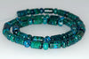 9x6MM Chrysocolla Gemstone Round Tube & Rondelle Loose Beads 15.5 inch Full Strand (90182651-A139)