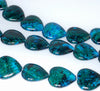 20MM Chrysocolla Gemstone Love Heart Loose Beads 7.5 inch Half Strand (90182654-A139)