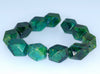 18x13MM Chrysocolla Gemstone Faceted Drum Cube Loose Beads 7.5 inch Half Strand (90182656-A138)