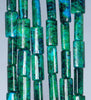 16x8MM Chrysocolla Gemstone Round Tube Flat Loose Beads 15.5 inch Full Strand (90182661-A138)