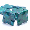 41MM Chrysocolla Gemstone Square Diagonal Loose Beads 8 inch Half Strand (90182991-A141)