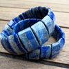 24X14-24X11MM Lapis Lazuli Gemstone Bracelet Loose Beads 9 inch Half Strand (90183080-B97)