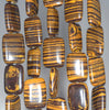 18x13MM Yellow Brown Matrix Turquoise Gemstone Rectangle Loose Beads 7.5 inch Half Strand (90183160-A142)