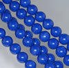 12MM Blue Matrix Turquoise Gemstone Round Loose Beads 15 inch Full Strand (90183174-A146)