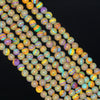 4MM Rainbow Matrix Turquoise Gemstone Round Loose Beads 15 inch Full Strand (90183223-A148)