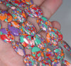 18x13MM Rainbow Matrix Turquoise Gemstone Oval Loose Beads 7.5 inch Half Strand (90183253-A149)