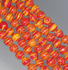 10MM Red Yellow Matrix Turquoise Gemstone Round Loose Beads 7.5 inch Half Strand (90183270-A150)