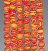 10MM Red Yellow Matrix Turquoise Gemstone Round Loose Beads 7.5 inch Half Strand (90183270-A150)