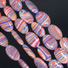 18x13MM Rainbow Matrix Turquoise Gemstone Oval Loose Beads 7.5 inch Half Strand (90183320-A153)