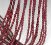 2.5-3MM Red Garnet Gemstone Round Loose Beads 15.5 inch Full Strand (90183584-A117)