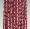 2.5-3MM Red Garnet Gemstone Round Loose Beads 15.5 inch Full Strand (90183584-A117)