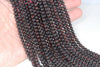 4MM Red Garnet Gemstone Round Loose Beads 15.5 inch Full Strand (90183587-A117)