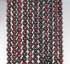 4MM Red Garnet Gemstone Round Loose Beads 15.5 inch Full Strand (90183587-A117)