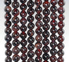 9MM Red Garnet Gemstone Round Loose Beads 15.5 inch Full Strand (90183593-A117)