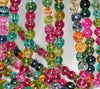 8MM Multi Color Quartz Gemstone Round Loose Beads 15 inch Full Strand (90183727-A121)