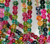 12MM Multi Color Quartz Gemstone Round Loose Beads 15 inch Full Strand (90183729-A121)