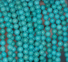 7 - 8MM Turquoise Howlite Gemstone ROUND Loose Beads 15.5 inch Full Strand (90184612-A131)