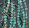 7 - 8MM Bonsai Garden Chrysotine Gemstone ROUND Loose Beads 16 inch Full Strand (90184619-A131)