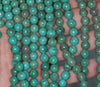 7 - 8MM Turquoise Gemstone ROUND Loose Beads 15.5 inch Full Strand (90184623-A132)