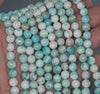 7 - 8MM Turquoise Howlite Gemstone ROUND Loose Beads 15.5 inch Full Strand (90184627-A132)