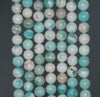 7 - 8MM Turquoise Howlite Gemstone ROUND Loose Beads 15.5 inch Full Strand (90184627-A132)