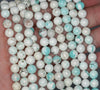 7 - 8MM Turquoise Howlite Gemstone ROUND Loose Beads 16 inch Full Strand (90184628-A132)