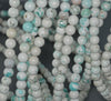 7 - 8MM Turquoise Howlite Gemstone ROUND Loose Beads 16 inch Full Strand (90184628-A132)