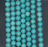 8MM Turquoise Howlite Gemstone ROUND Loose Beads 15.5 inch Full Strand (90184631-A132)