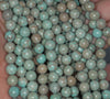 8MM Boulder Creek Turquoise Gemstone ROUND Loose Beads 16 inch Full Strand (90184636-A133)