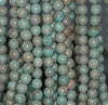 8MM Boulder Creek Turquoise Gemstone ROUND Loose Beads 16 inch Full Strand (90184636-A133)